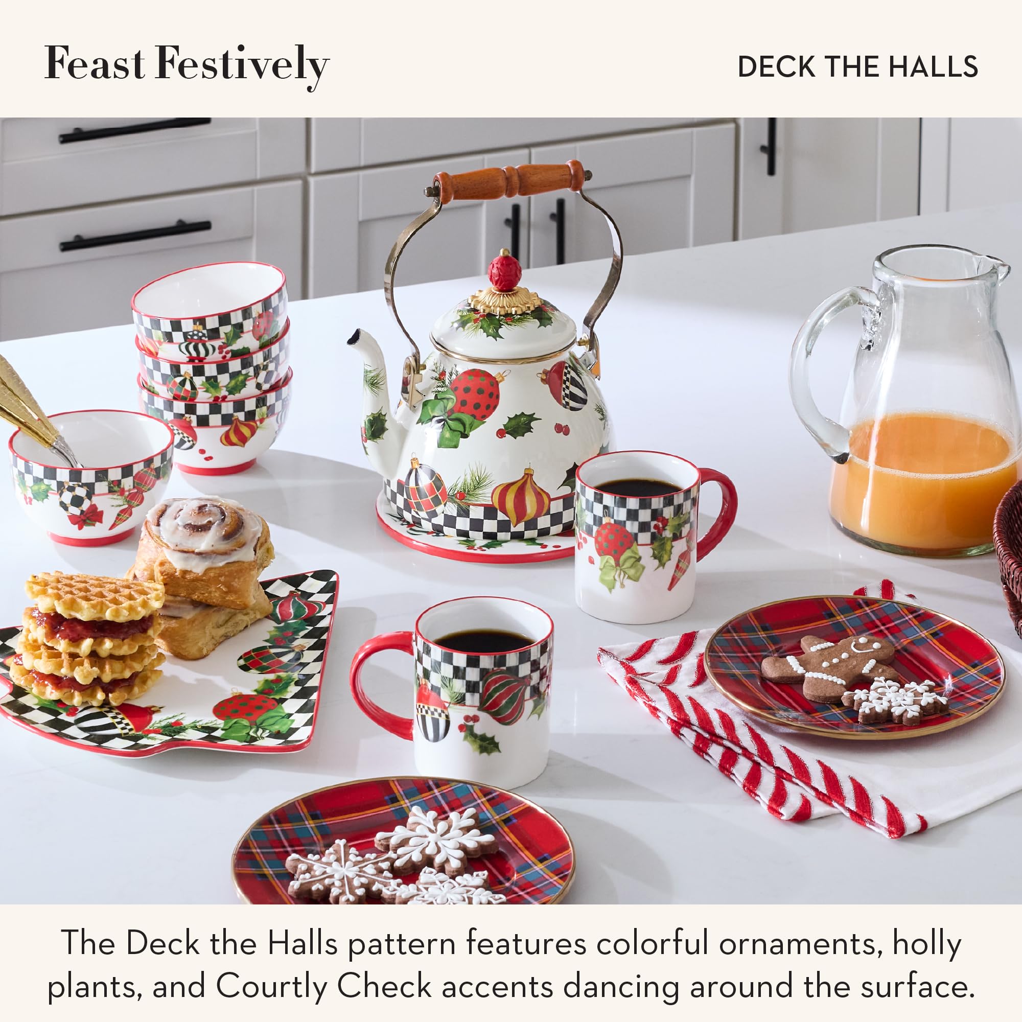 Amazon.com: MACKENZIE-CHILDS Set of 2 Tempered Glass Cutting